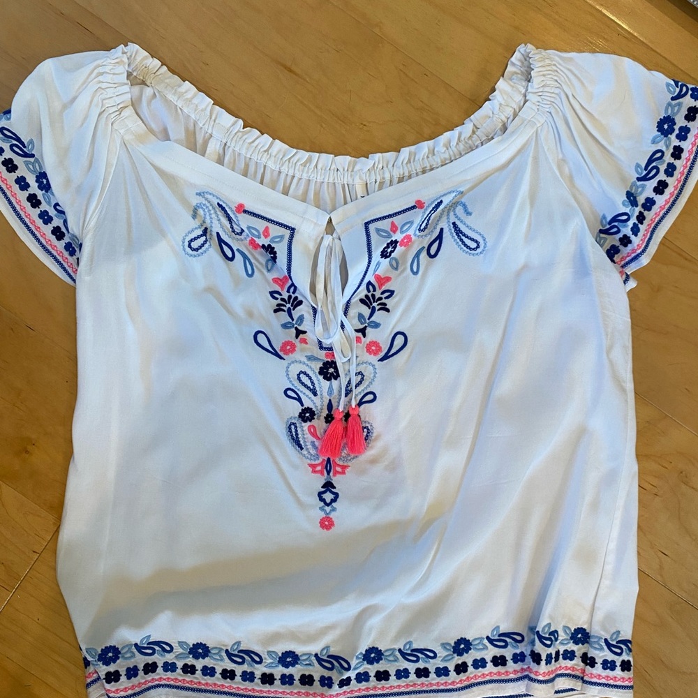 Southern Tide off the shoulder top